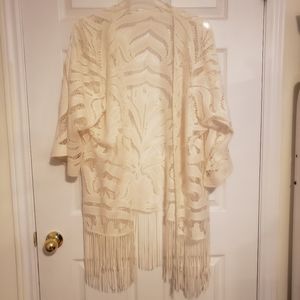 XL Fringe Cardigan